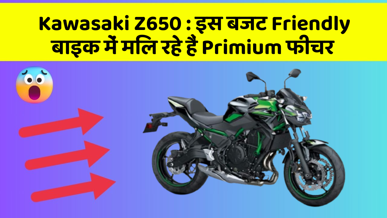Kawasaki Z650: इस बजट Friendly बाइक में मिल रहे हैं Primium फीचर